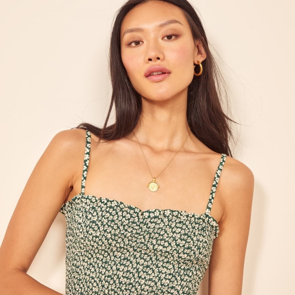 Reformation Pitaya Smocked Tank